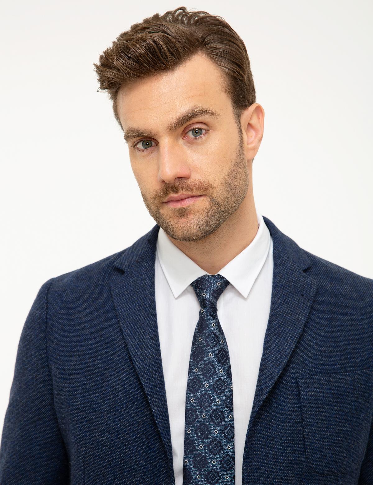 Açık Lacivert Ekstra Slim Fit Ceket - 50194621008