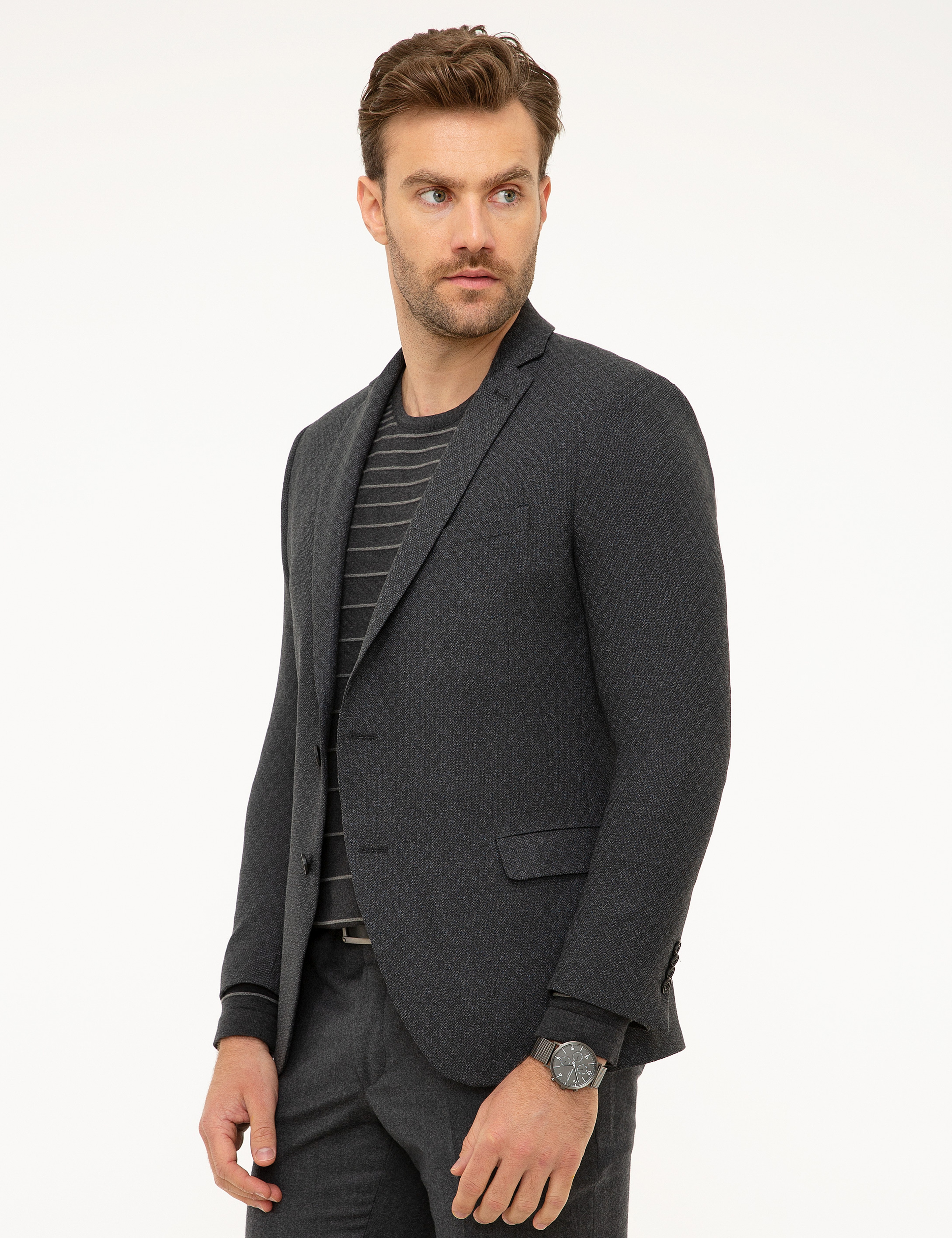 Füme Eksta Slim Fit Ceket - Image 3