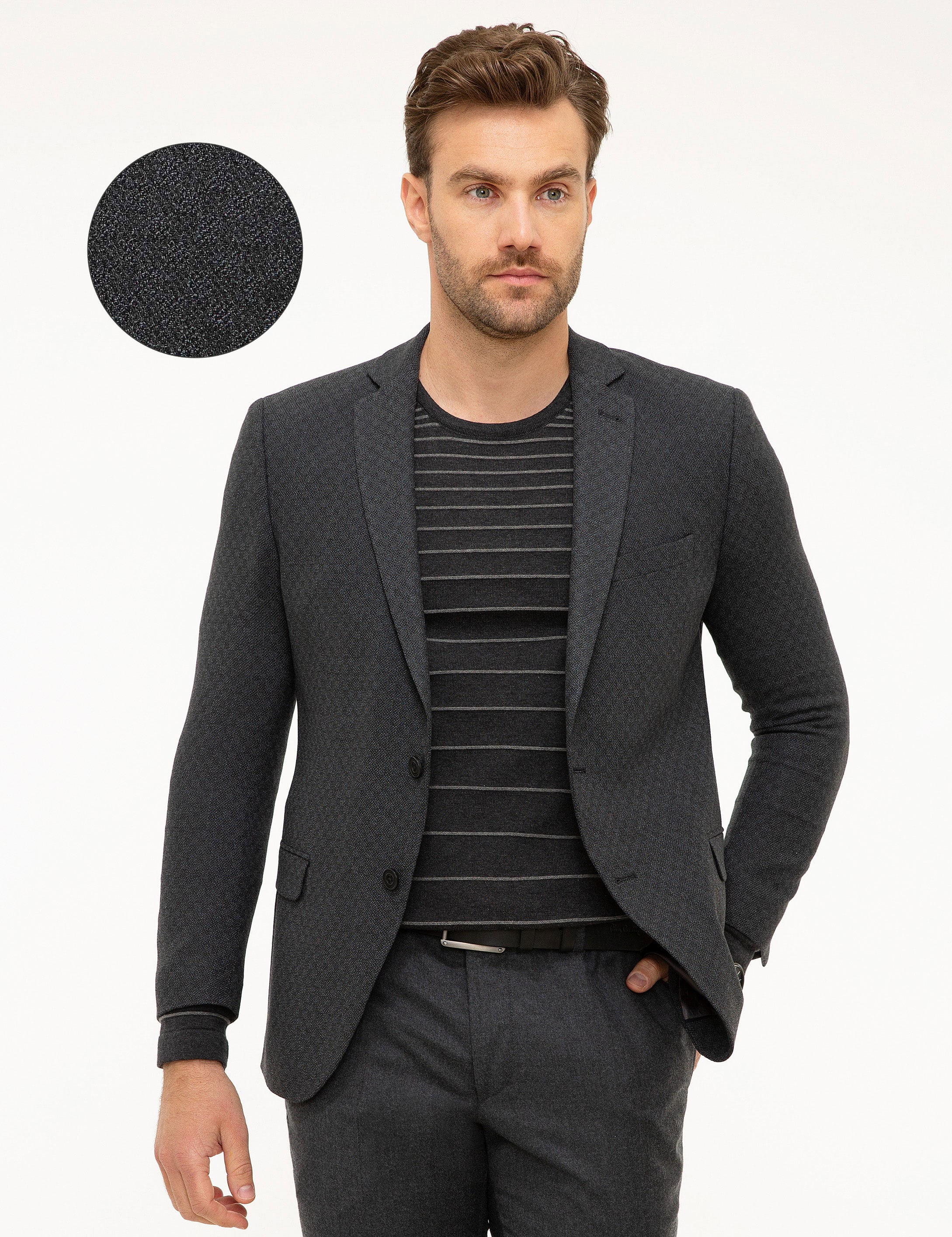 Füme Eksta Slim Fit Ceket - Image 1