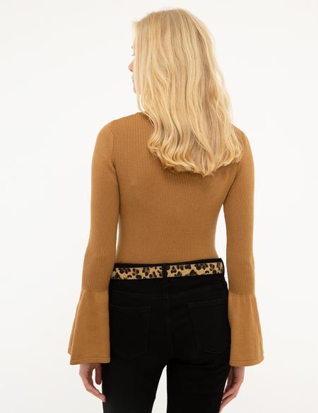 Camel Slim Fit Kazak - 50197350057