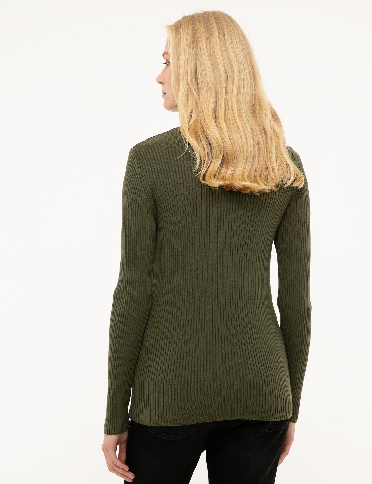 Haki Triko Kazak - 50197415088