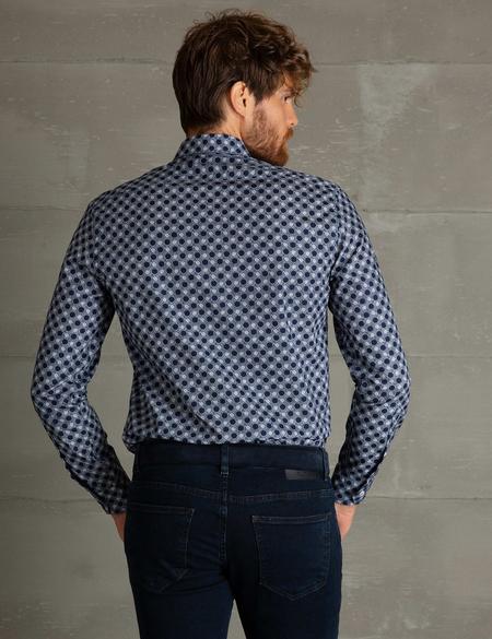 Slim Lacivert Gömlek - 50193515010