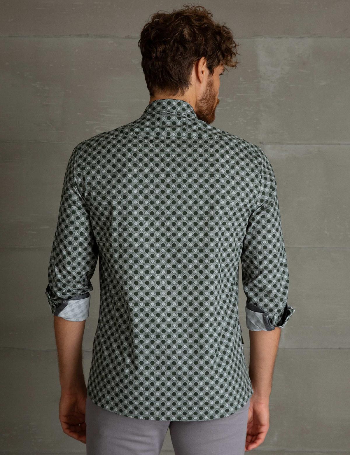 Yeşil Slim Fit Gömlek - 50193515019