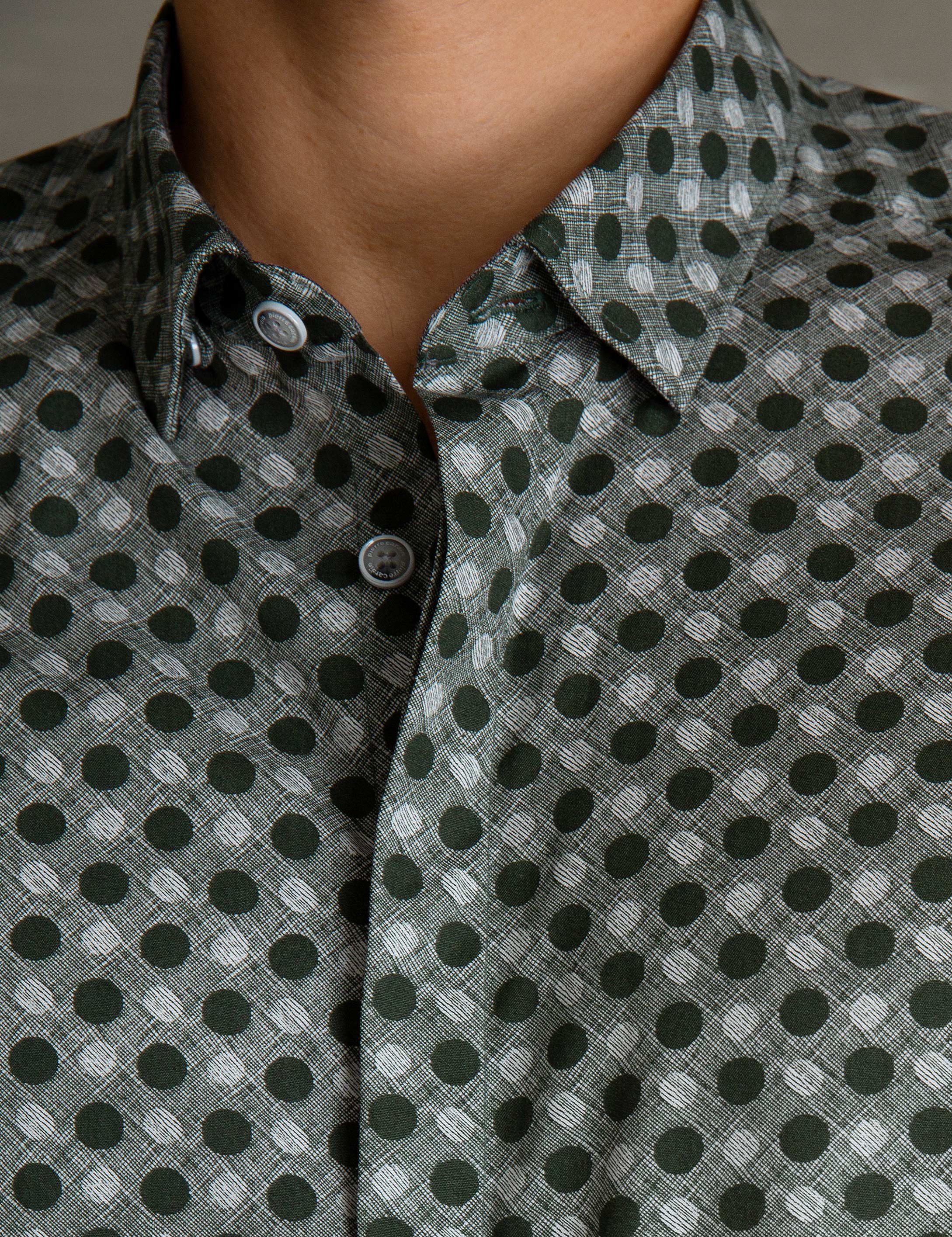 Yeşil Slim Fit Gömlek