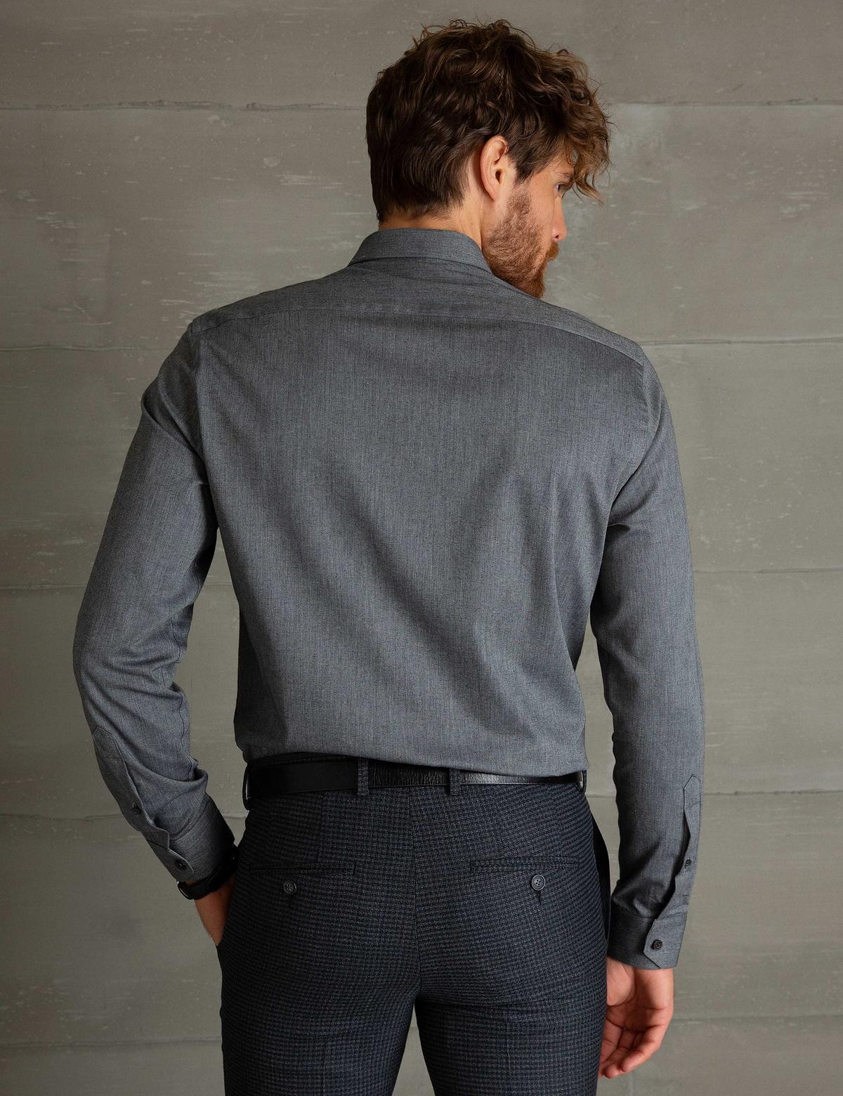 Slim Füme Gömlek - 50193544010