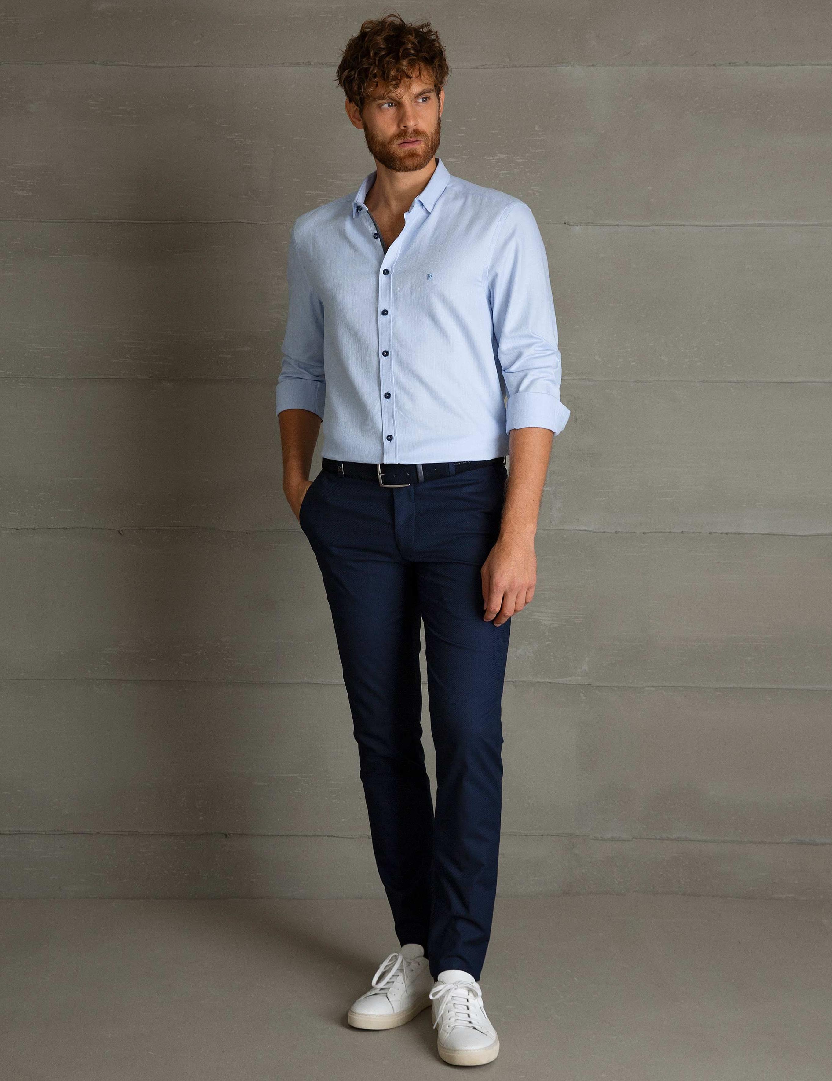 Açık Mavi Slim Fit Gömlek