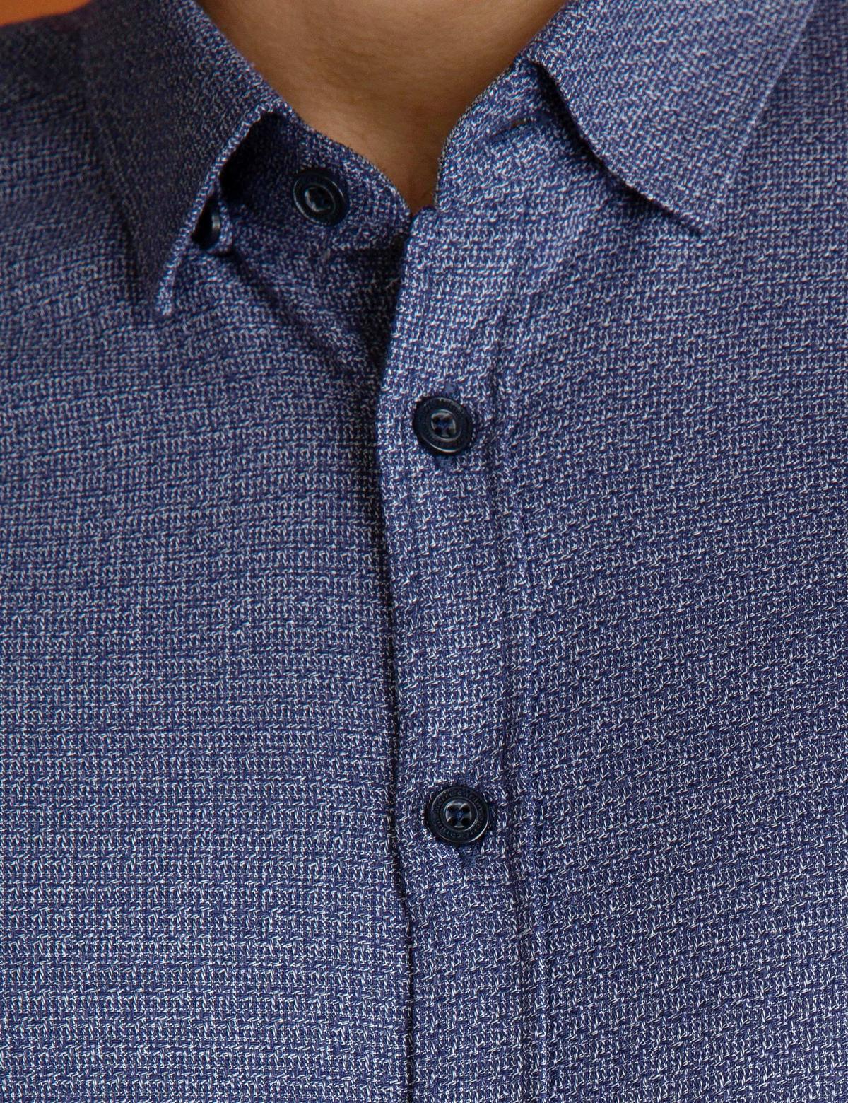 Slim Lacivert Gömlek - 50193856011