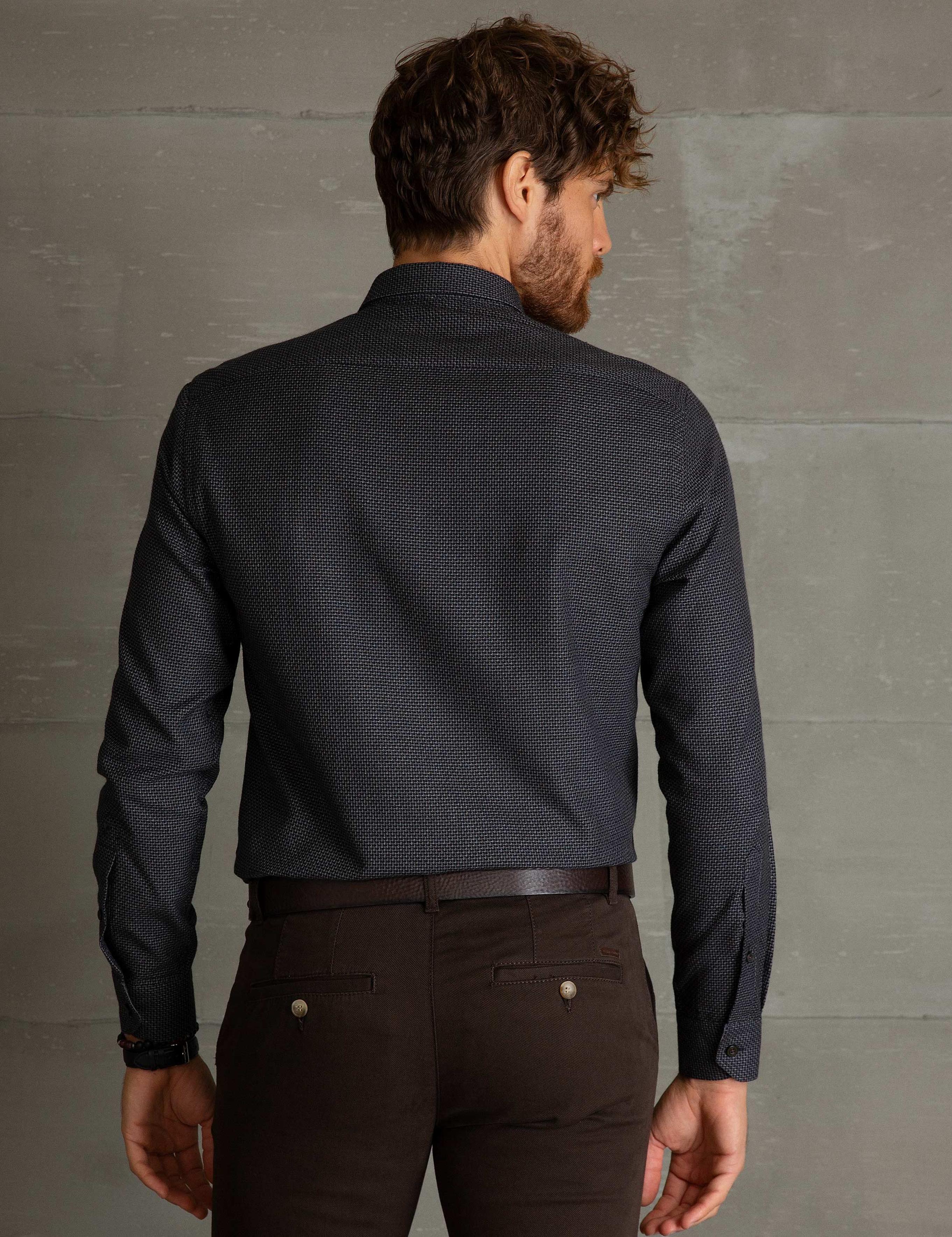 Siyah Slim Fit Gömlek