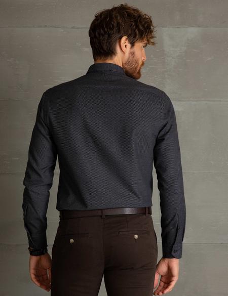 Siyah Slim Fit Gömlek - 50193991010