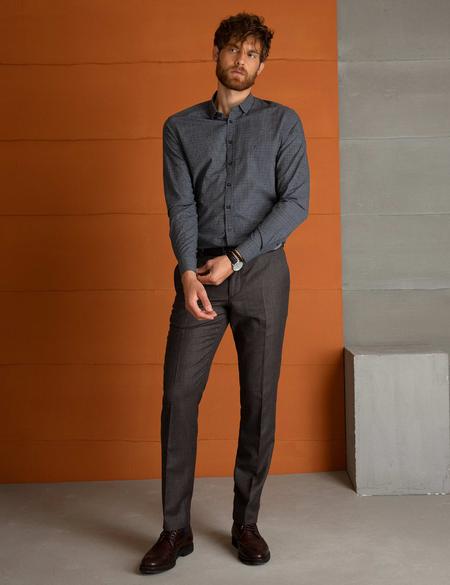 Siyah Slim Fit Gömlek - 50194004007