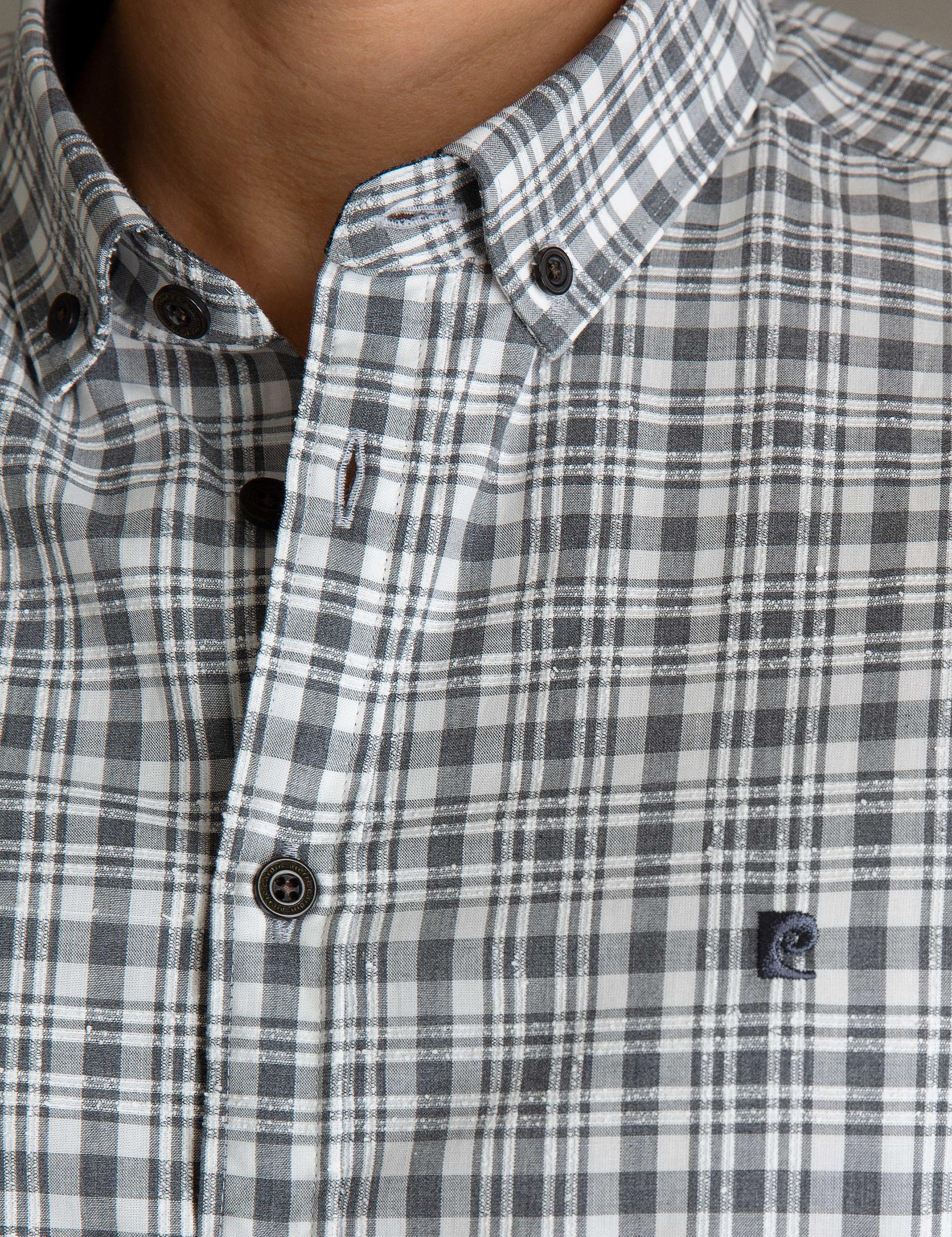 Gri Slim Fit Gömlek