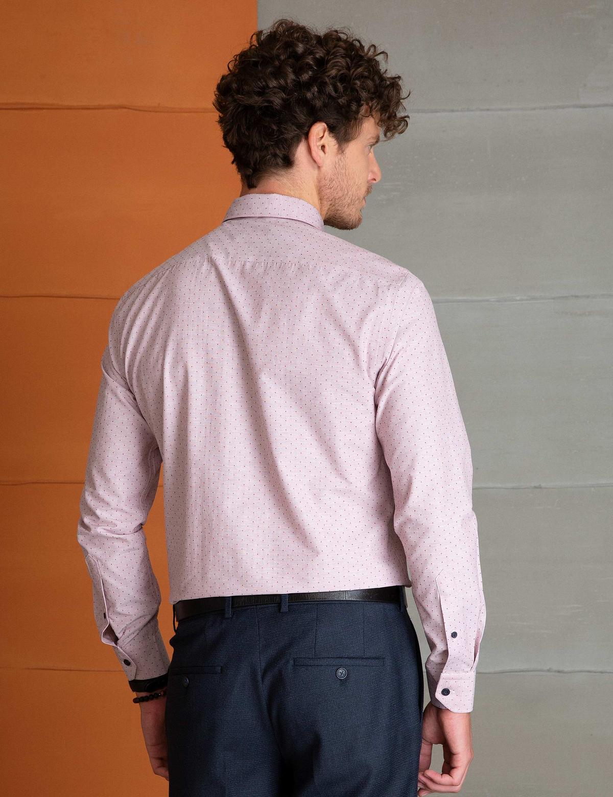 Slim Kırmızı Gömlek - 50194519028