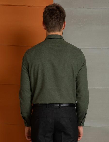 Yeşil Regular Fit Gömlek - 50194545034