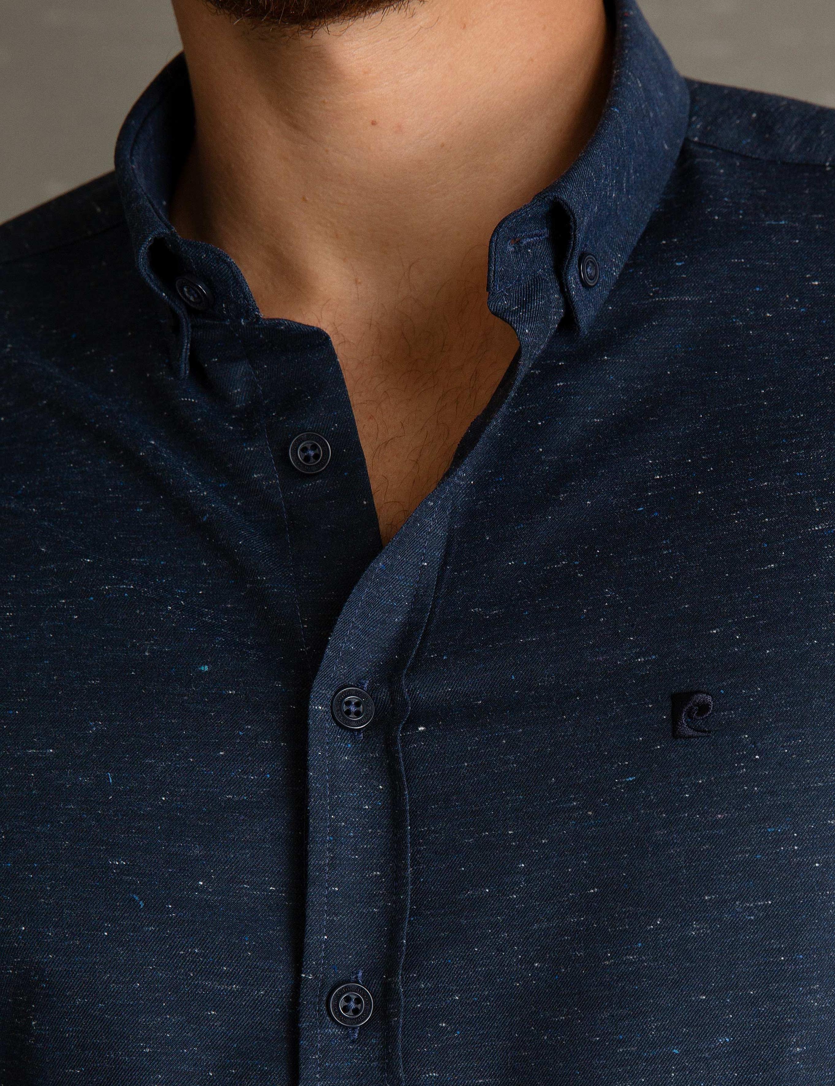 Lacivert Slim Fit Gömlek