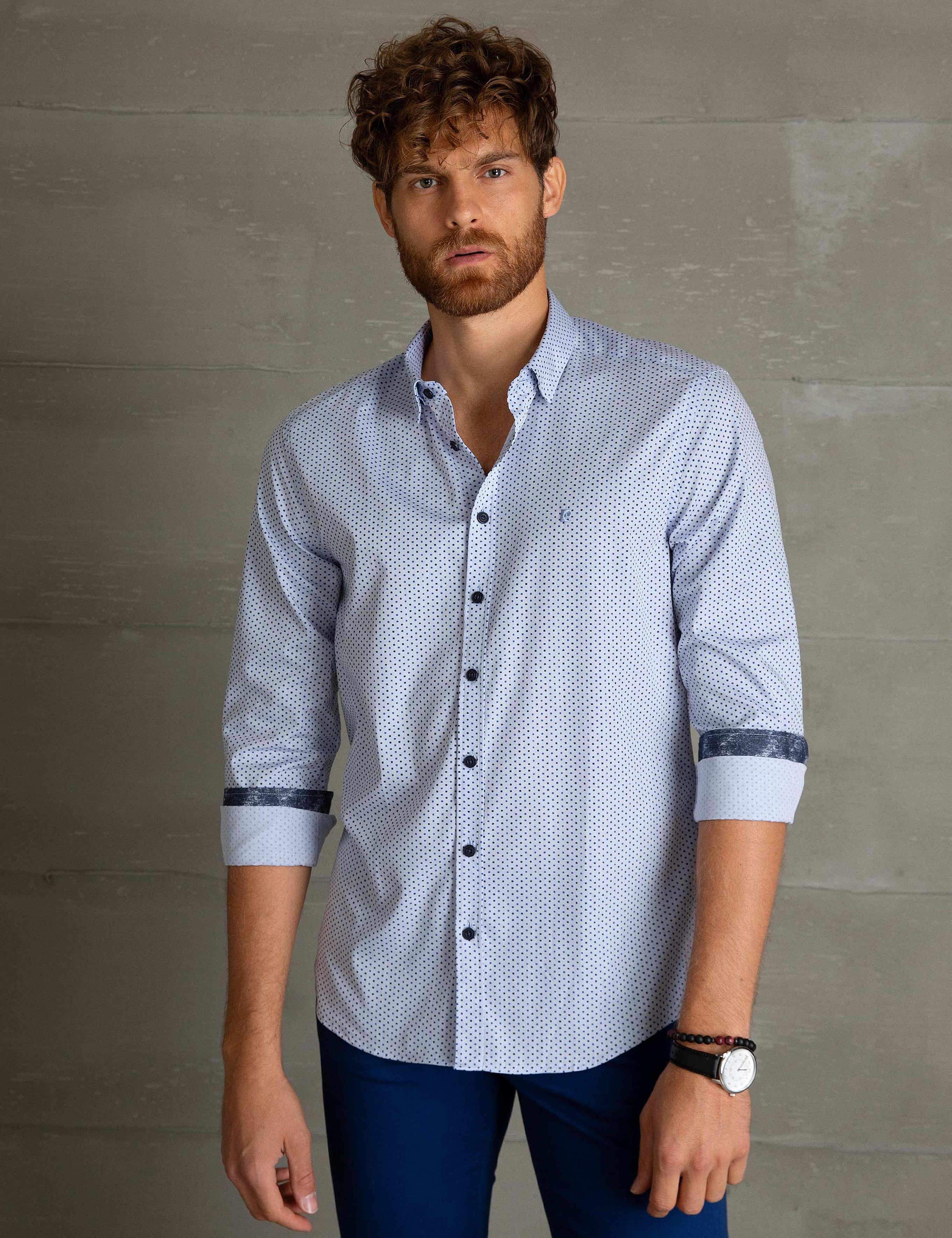 Mavi Slim Fit Gömlek