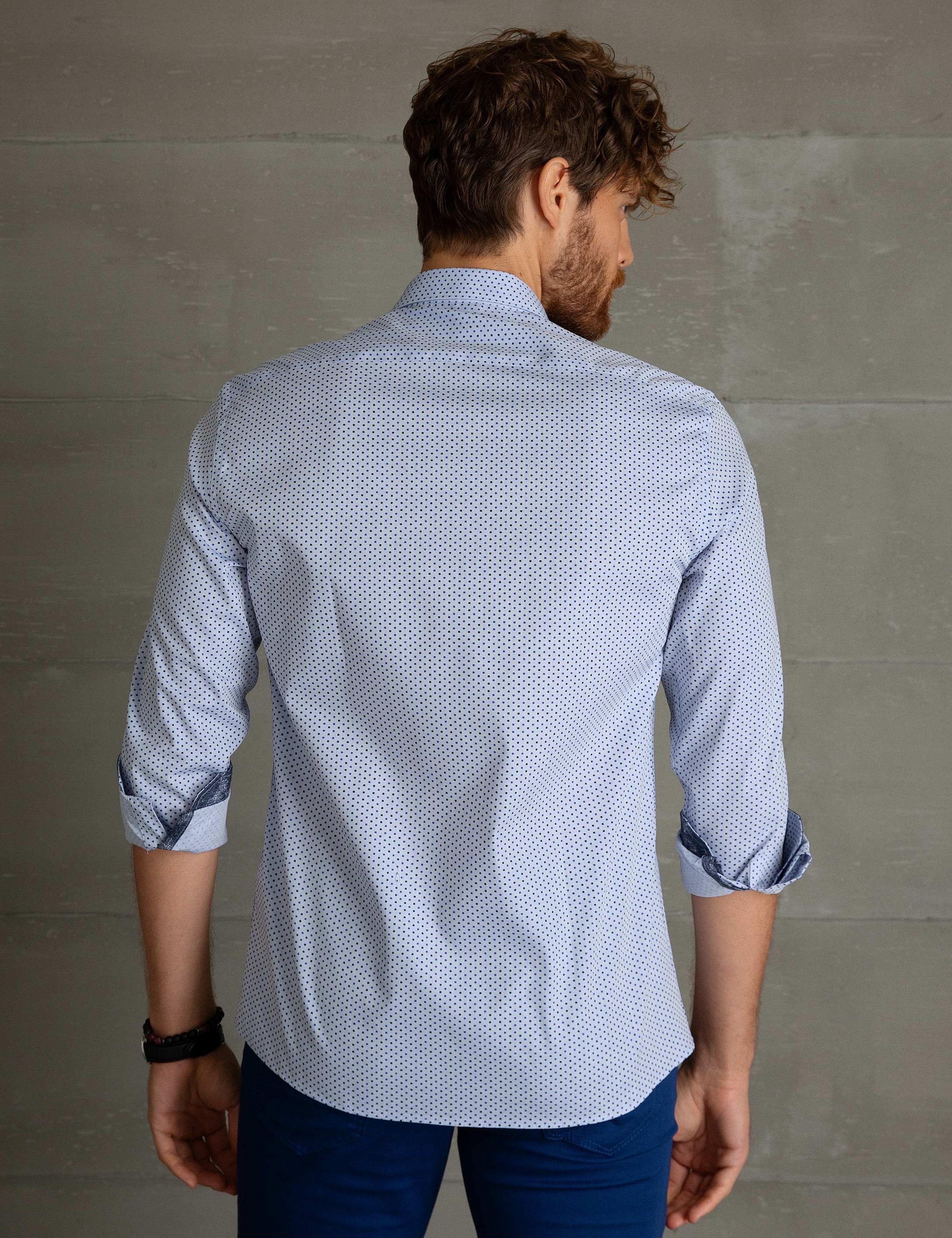 Mavi Slim Fit Gömlek