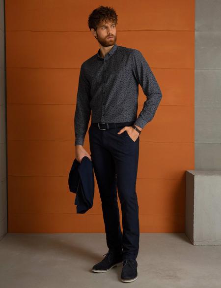 Lacivert Slim Fit Gömlek - 50194630001