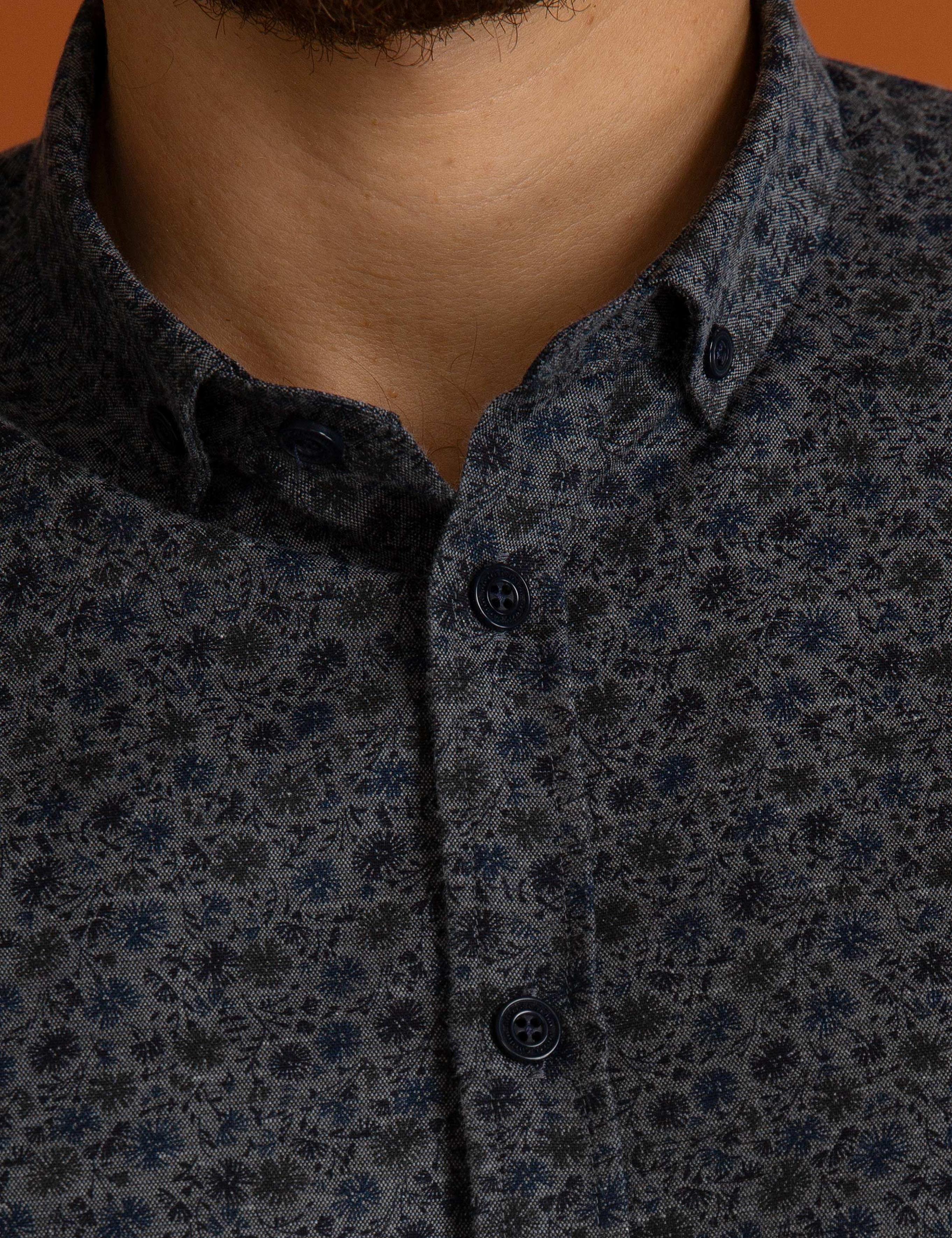 Lacivert Slim Fit Gömlek