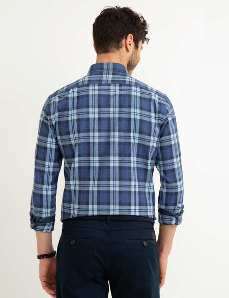 Lacivert Slim Fit Gömlek - 50178980043