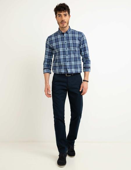 Lacivert Slim Fit Gömlek - 50178980043