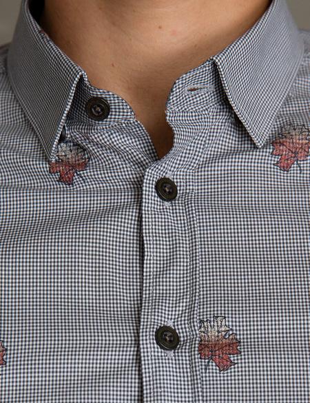 Siyah Slim Fit Uzun Kollu Gömlek - 50193488014