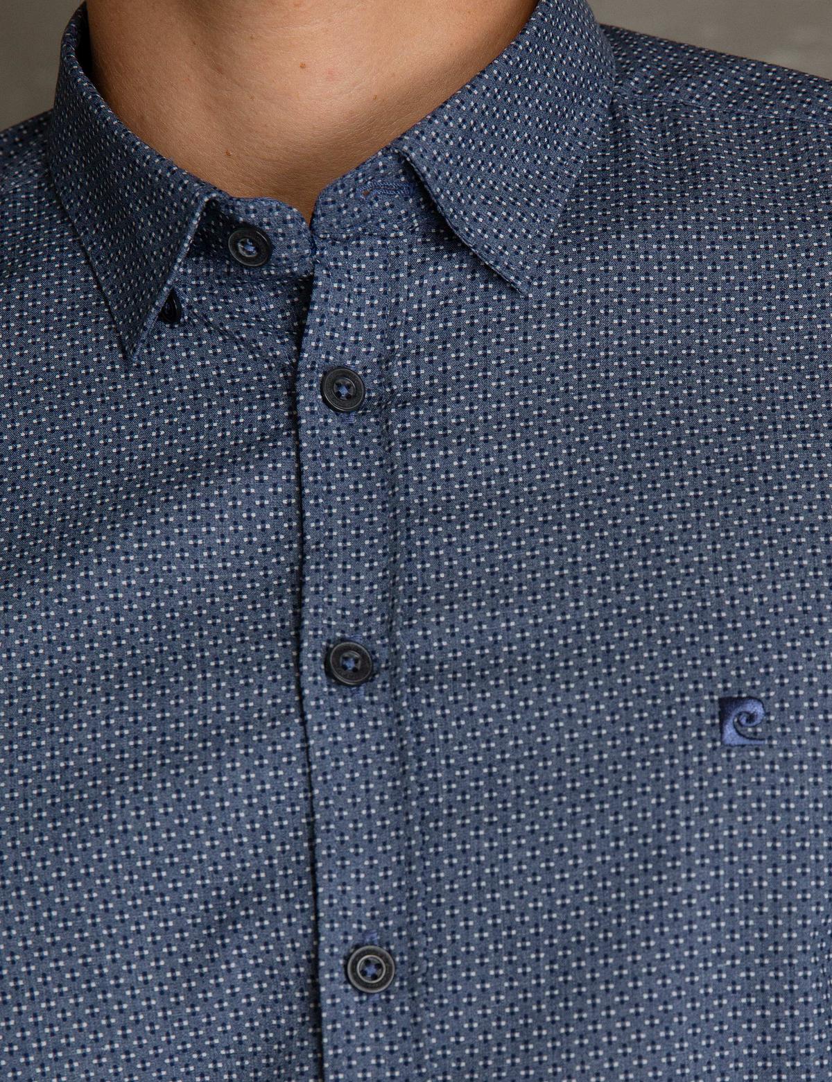 Lacivert Slim Fit Uzun Kollu Gömlek - 50194676016