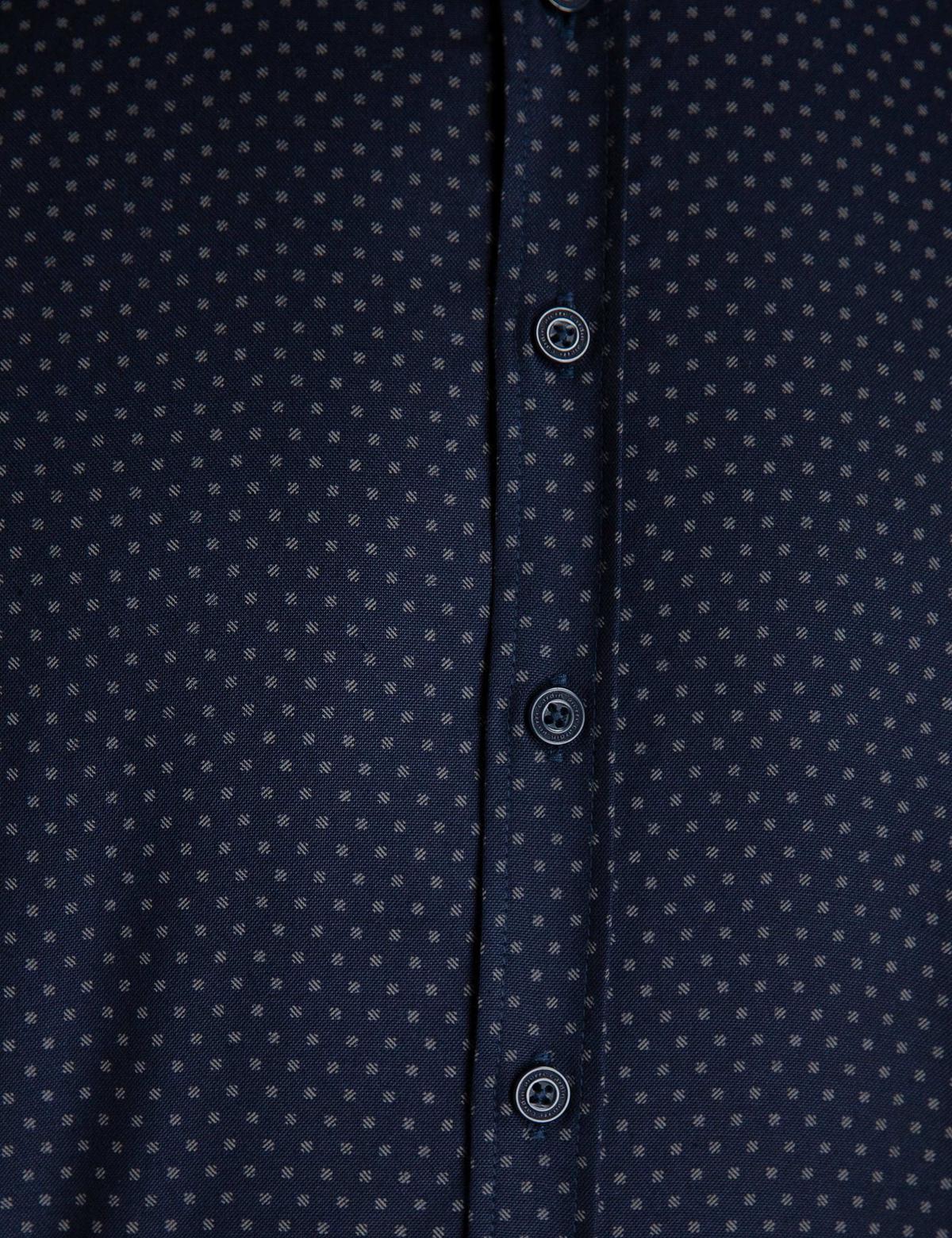 Lacivert Slim Fit Gömlek - 50194692002