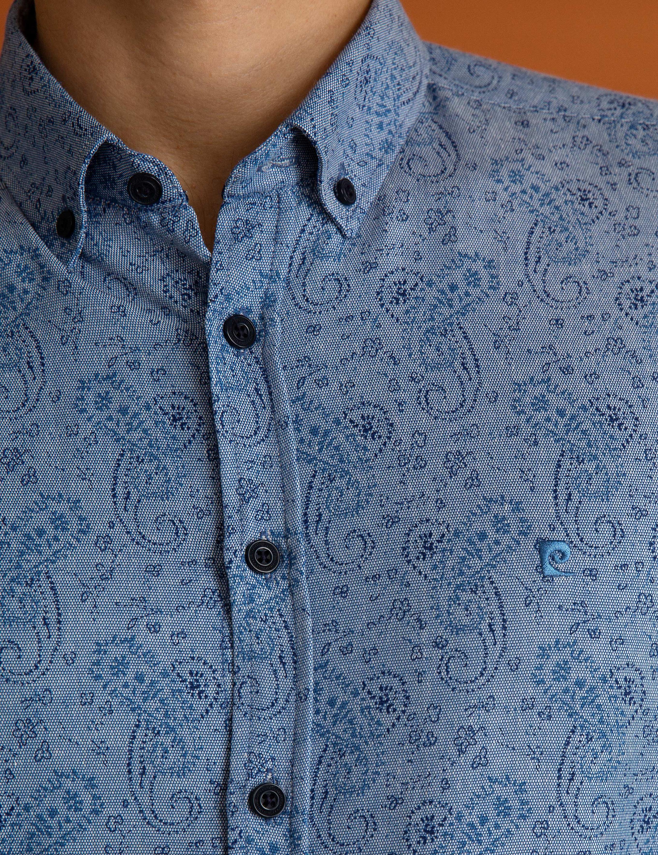 Mavi Slim Fit Gömlek