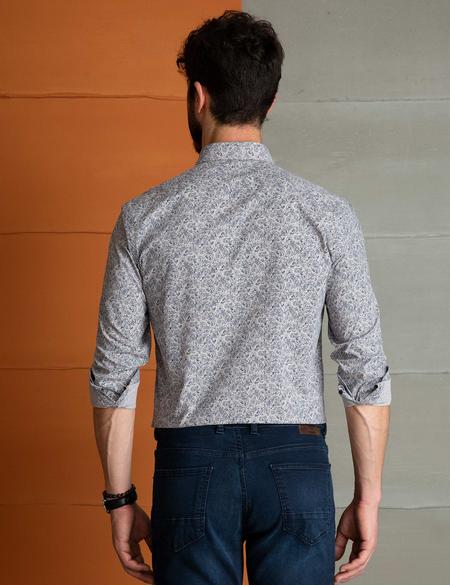 Slim Bej Gömlek - 50194918002