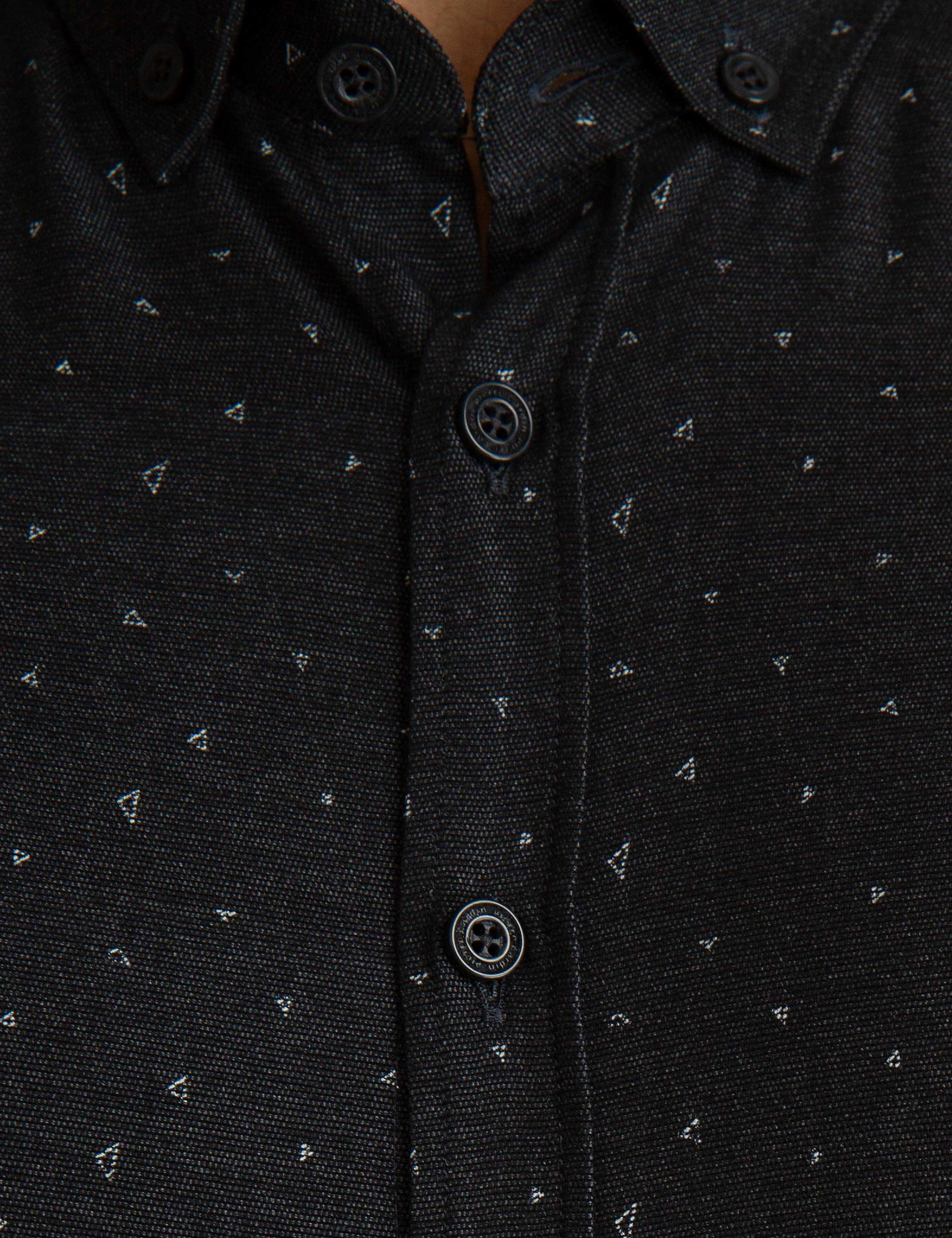 Antrasit Slim Fit Gömlek