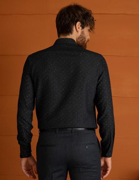 Antrasit Slim Fit Gömlek - 50194945001