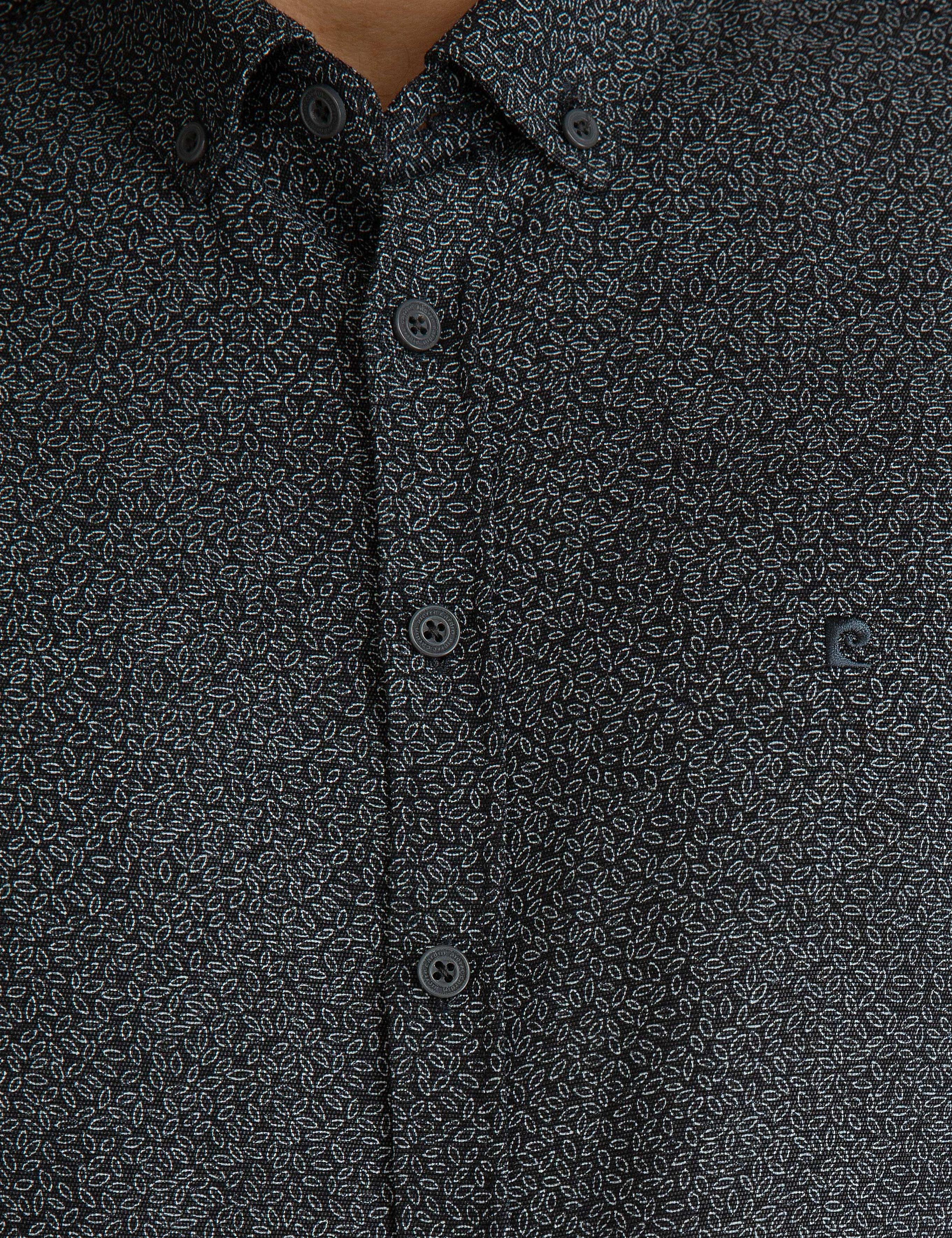 Antrasit Gri Slim Fit Gömlek