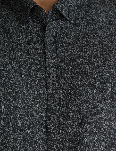 Antrasit Gri Slim Fit Gömlek - 50194946001