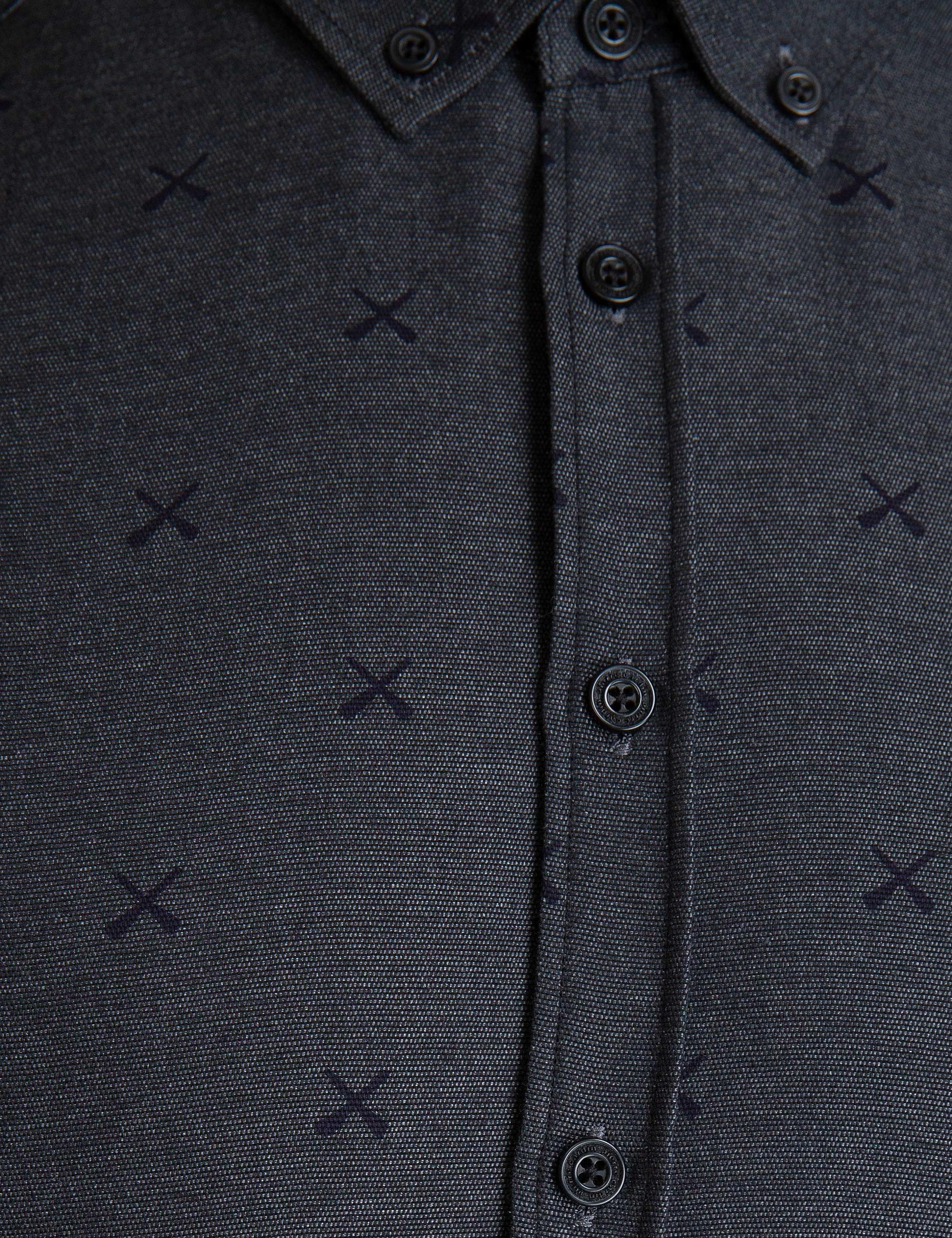 Lacivert Slim Fit Gömlek