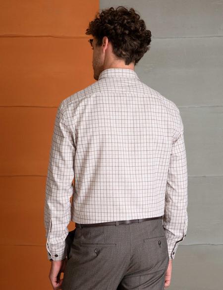 Regular Bej Gömlek - 50195178007