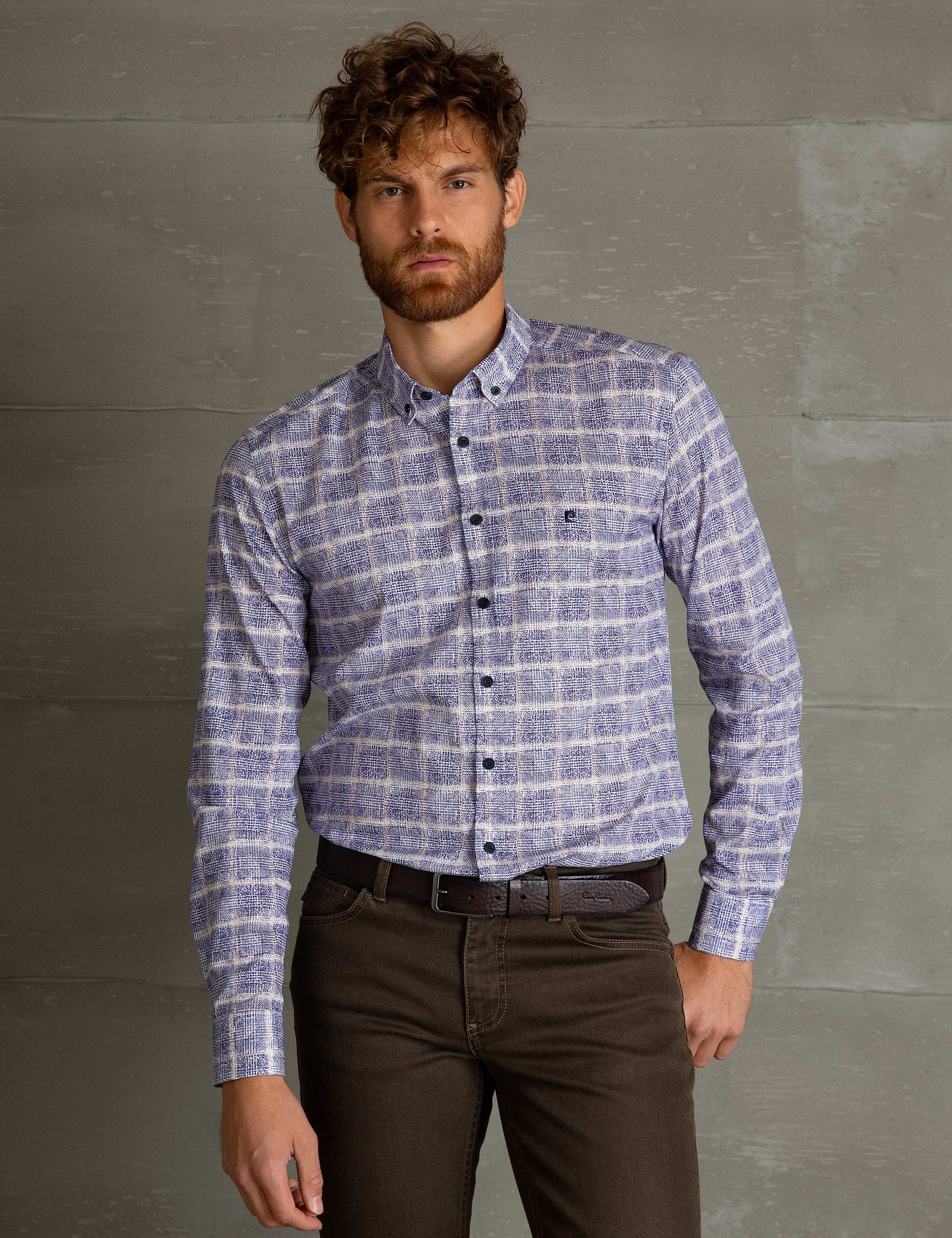 Mavi Slim Fit Gömlek