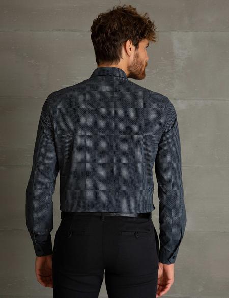 Siyah Slim Fit Gömlek - 50195219010
