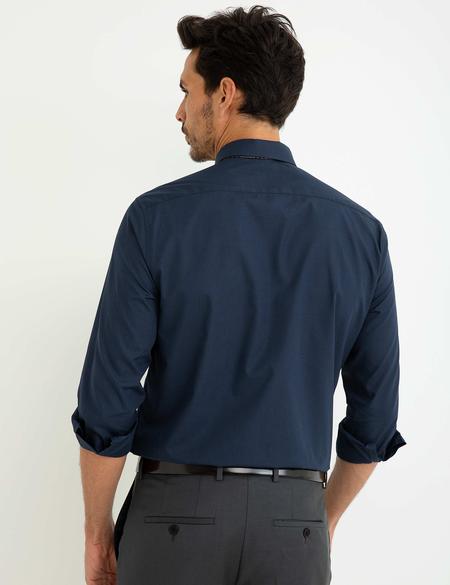 Lacivert Regular Fit Basic Gömlek - 50197102038