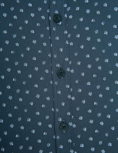 Yeşil Slim Fit Gömlek - 50201498010