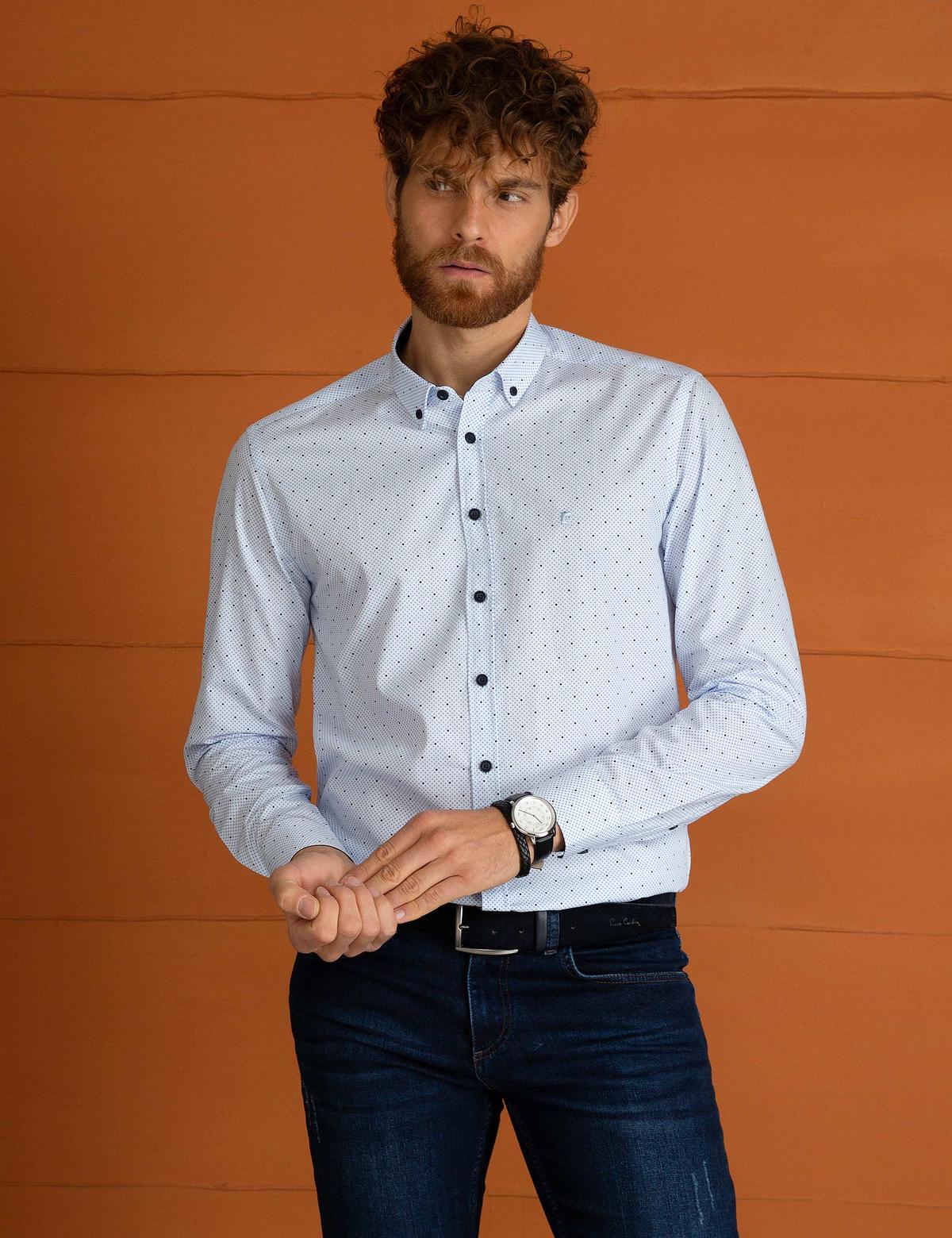 Slim Mavi Gömlek - 50201677014