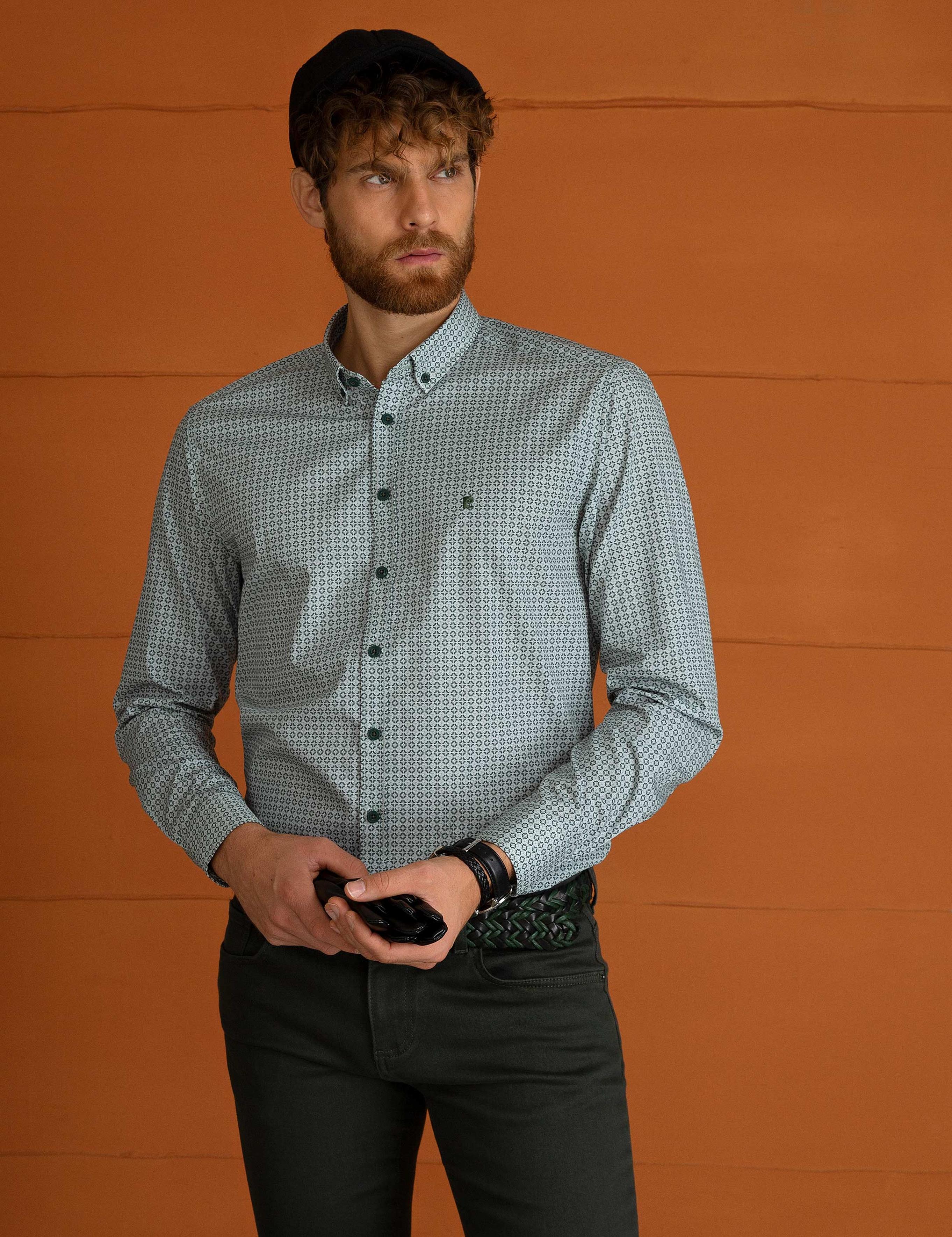 Mavi Slim Fit Gömlek