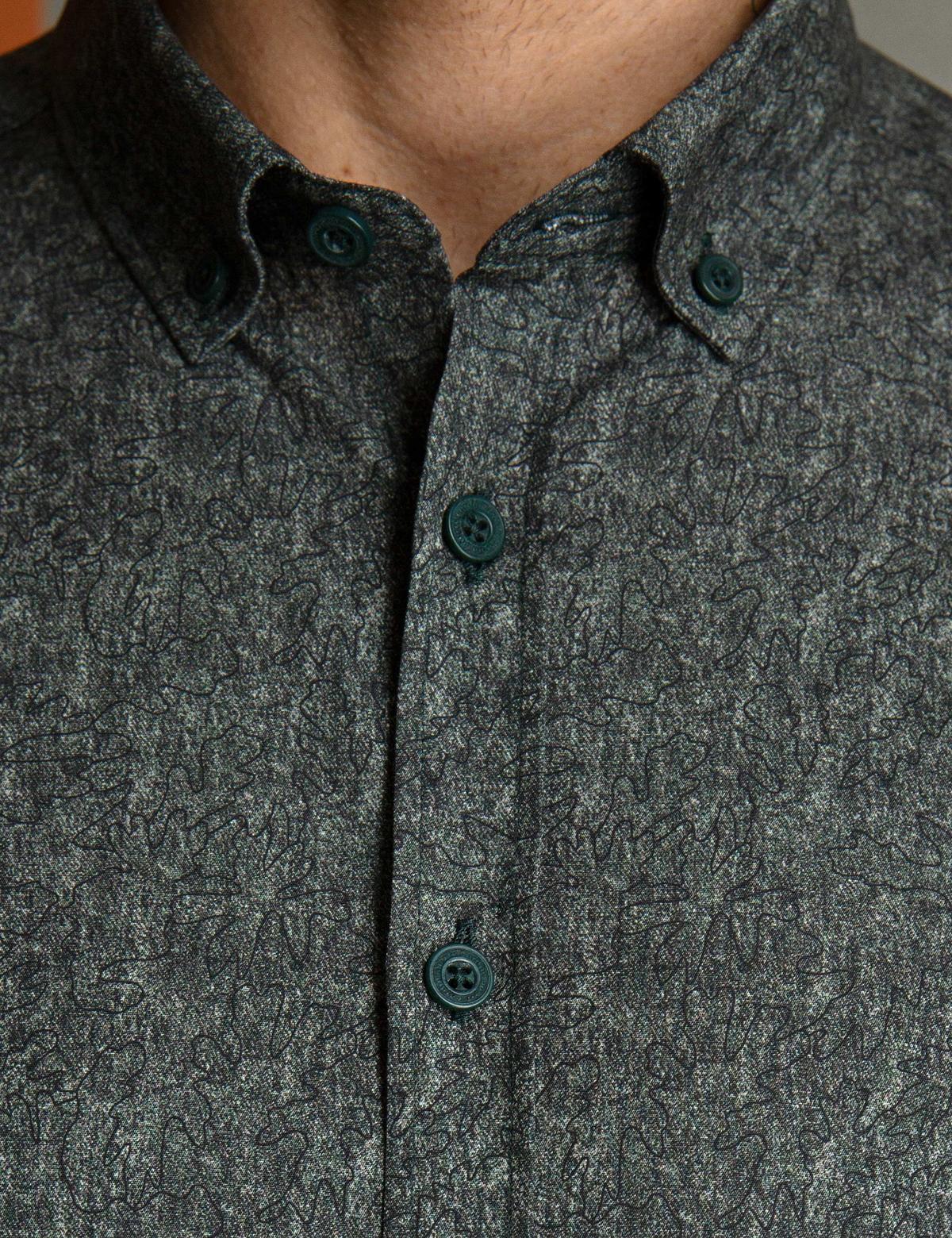 Slim Yeşil Gömlek - 50201683012