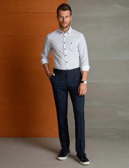 Beyaz Slim Fit Gömlek - 50202424008