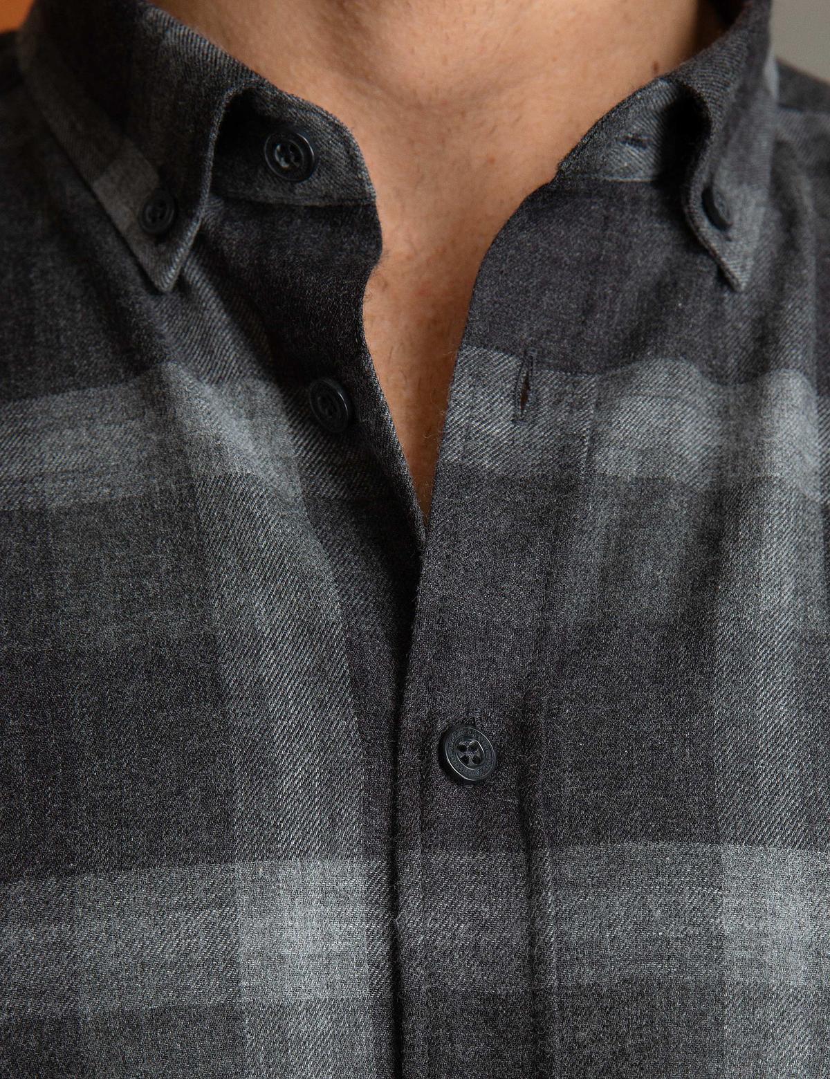 Antrasit Gri Slim Fit Gömlek - 50202438007