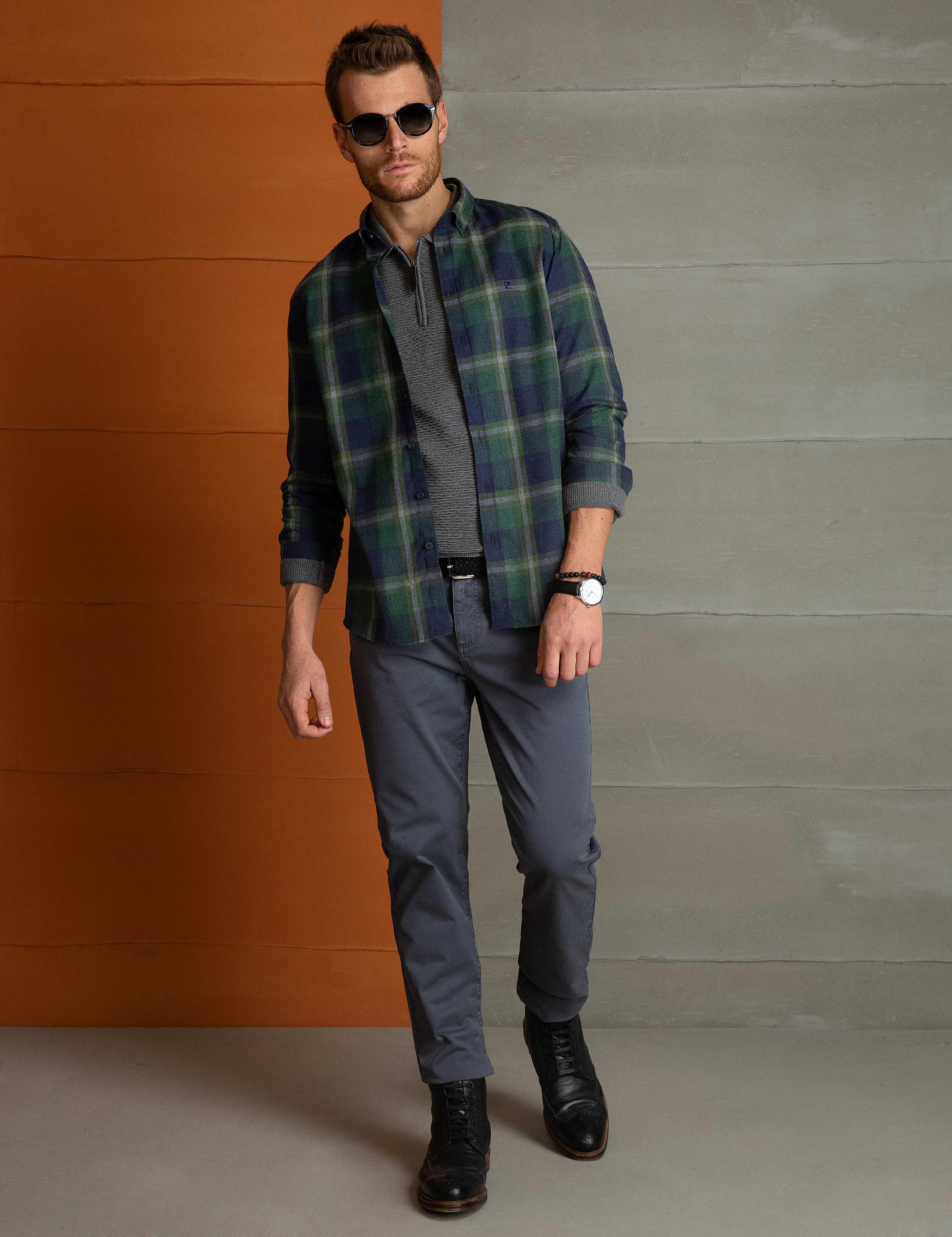 Yeşil Slim Fit Gömlek