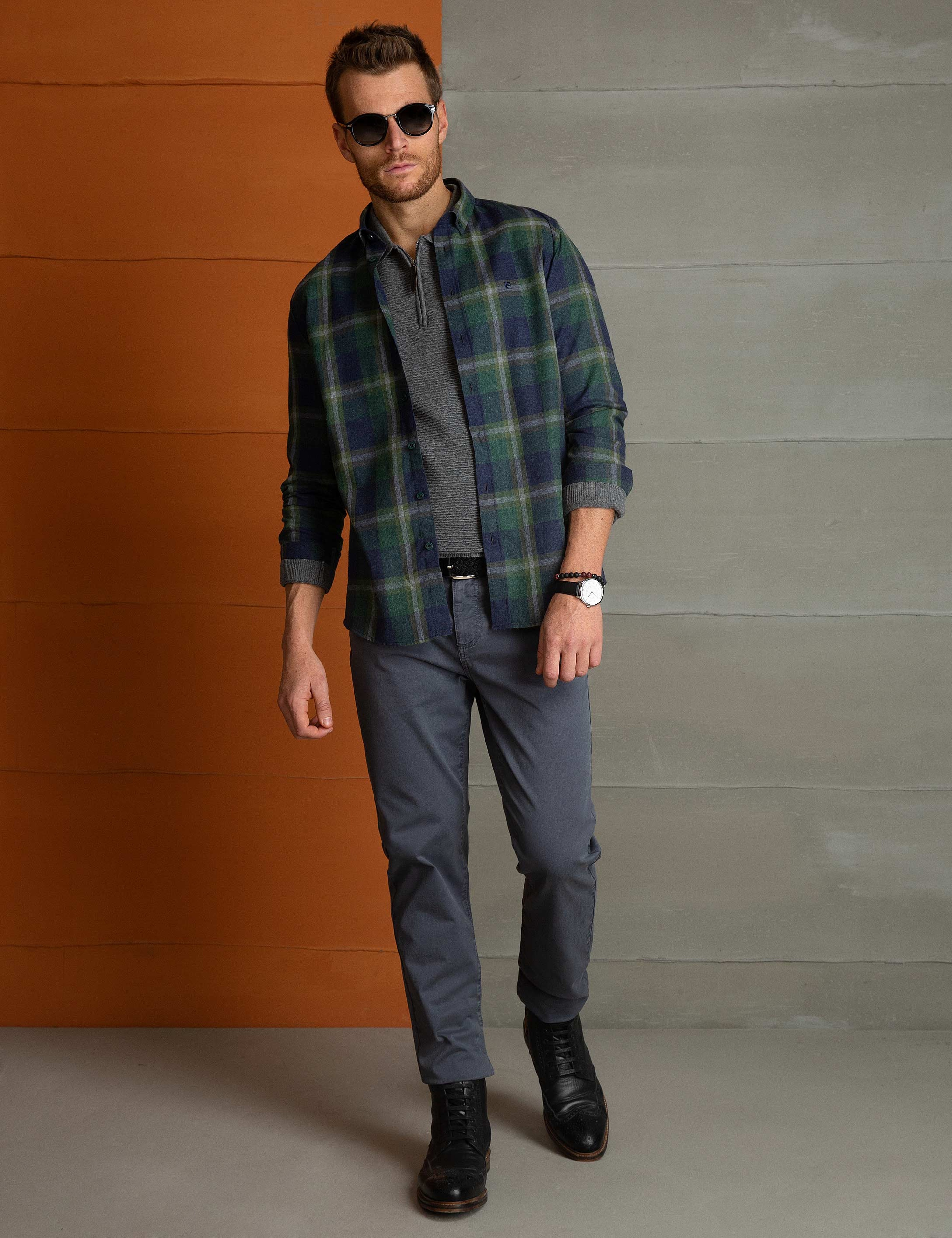 Yeşil Slim Fit Gömlek