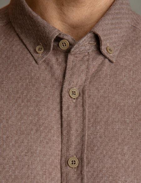 Bej Slim Fit Gömlek - 50202442010