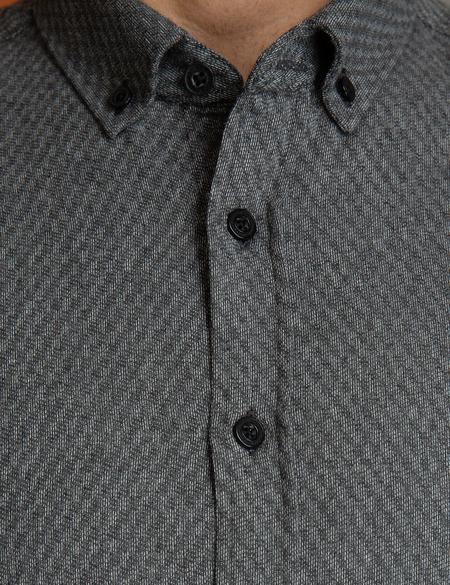 Gri Slim Fit Gömlek - 50202442032