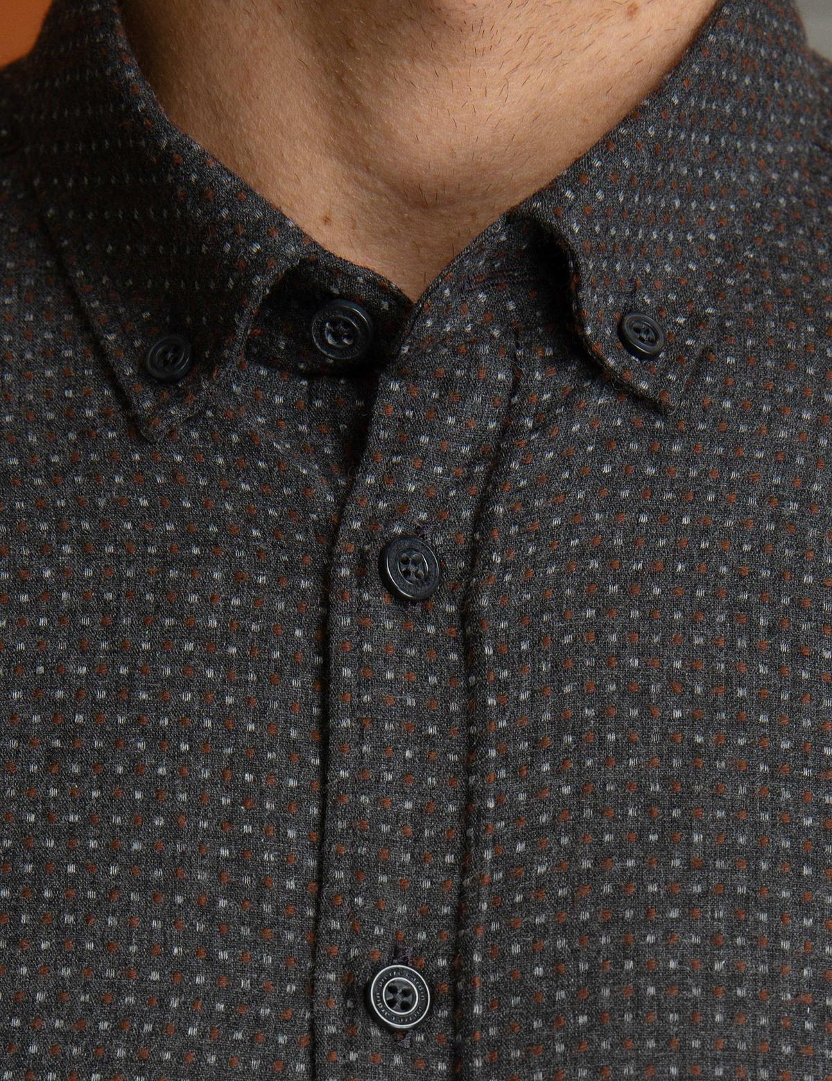 Kiremit Slim Fit Gömlek - 50202446012