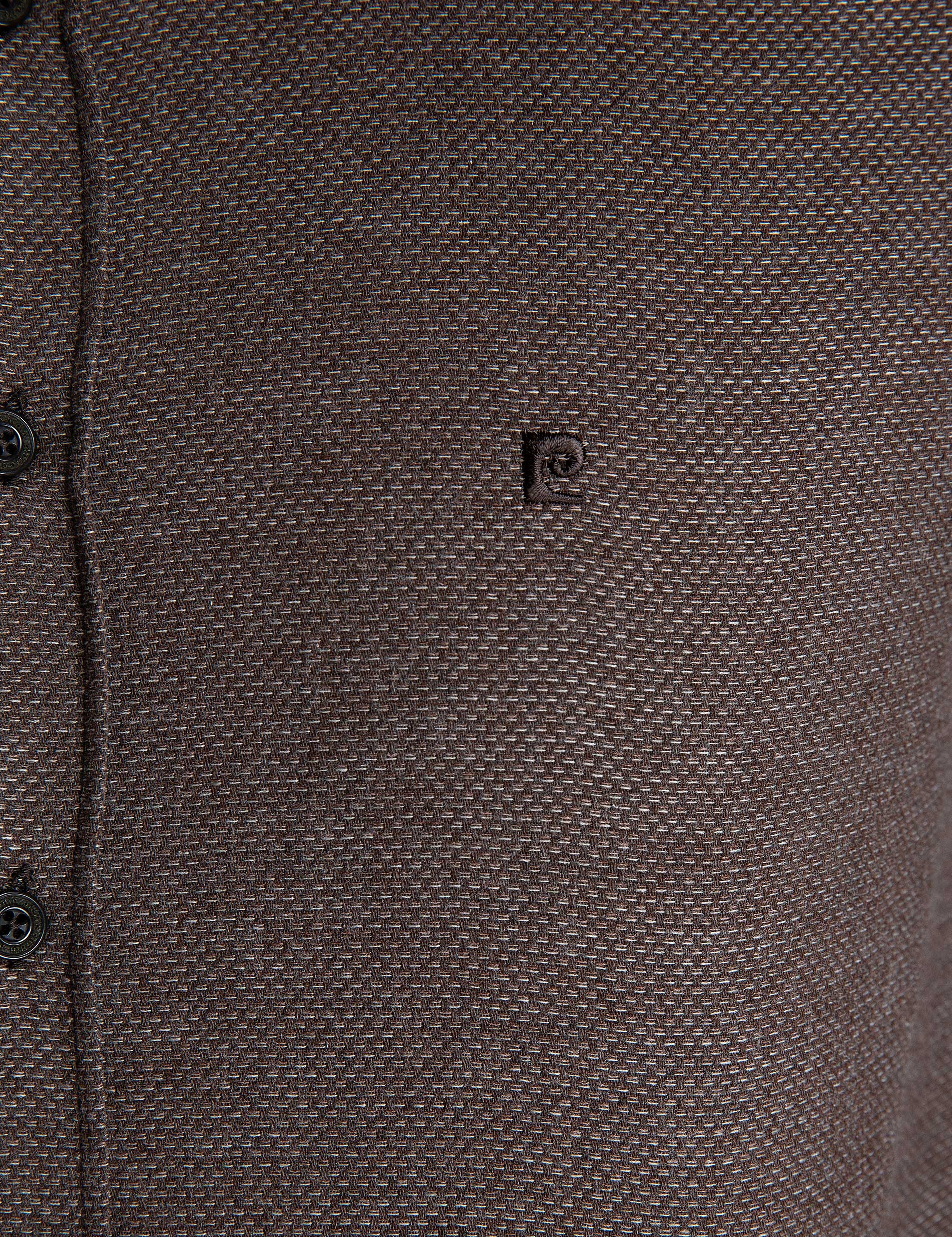 Haki Slim Fit Gömlek - Image 4